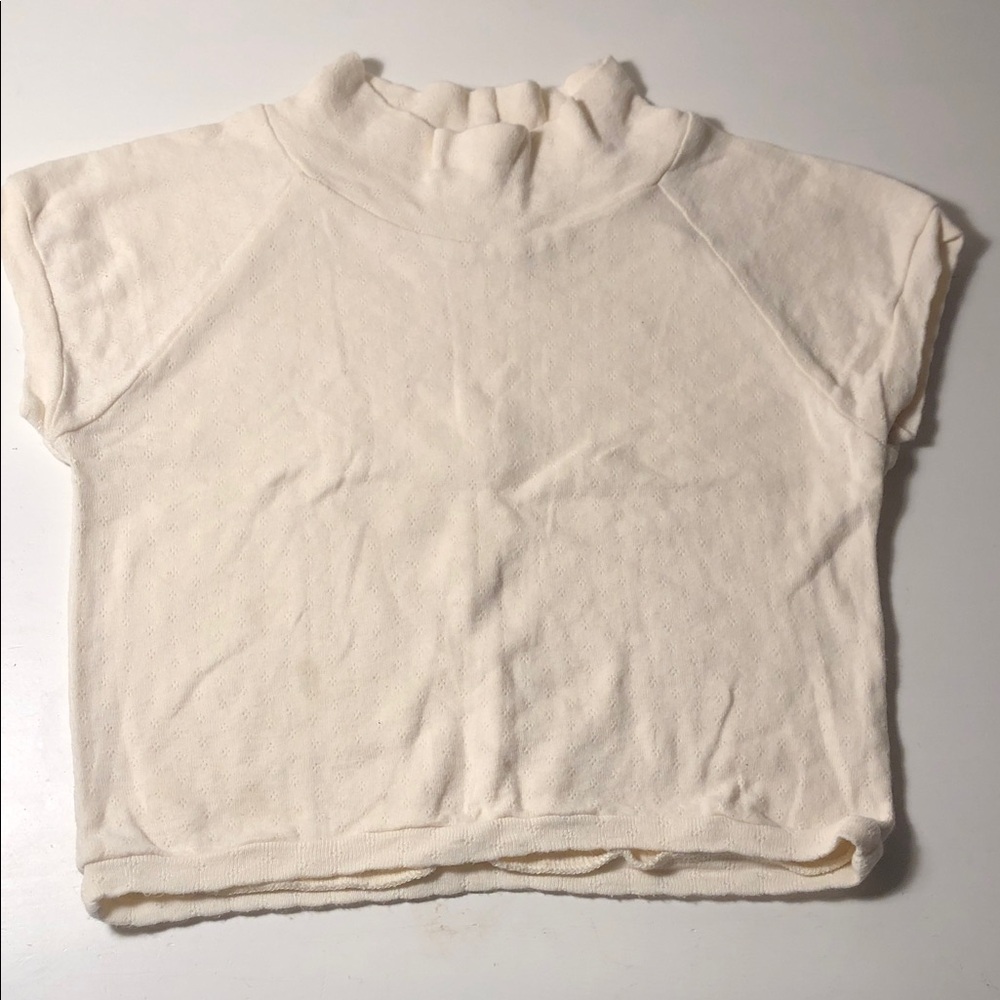 Figge Pointelle Mockneck Box Top
